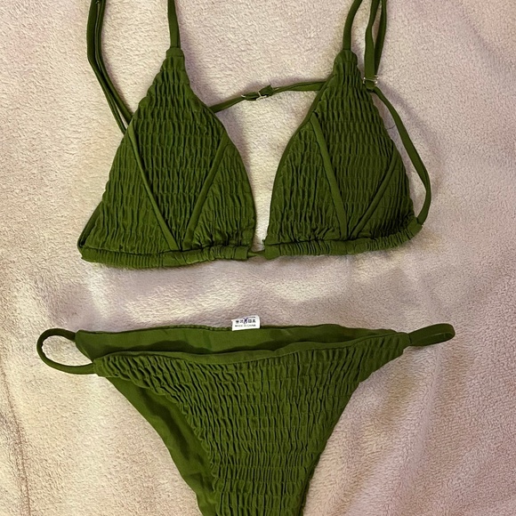 SHEIN Other - Olive Green Bikini Sz M